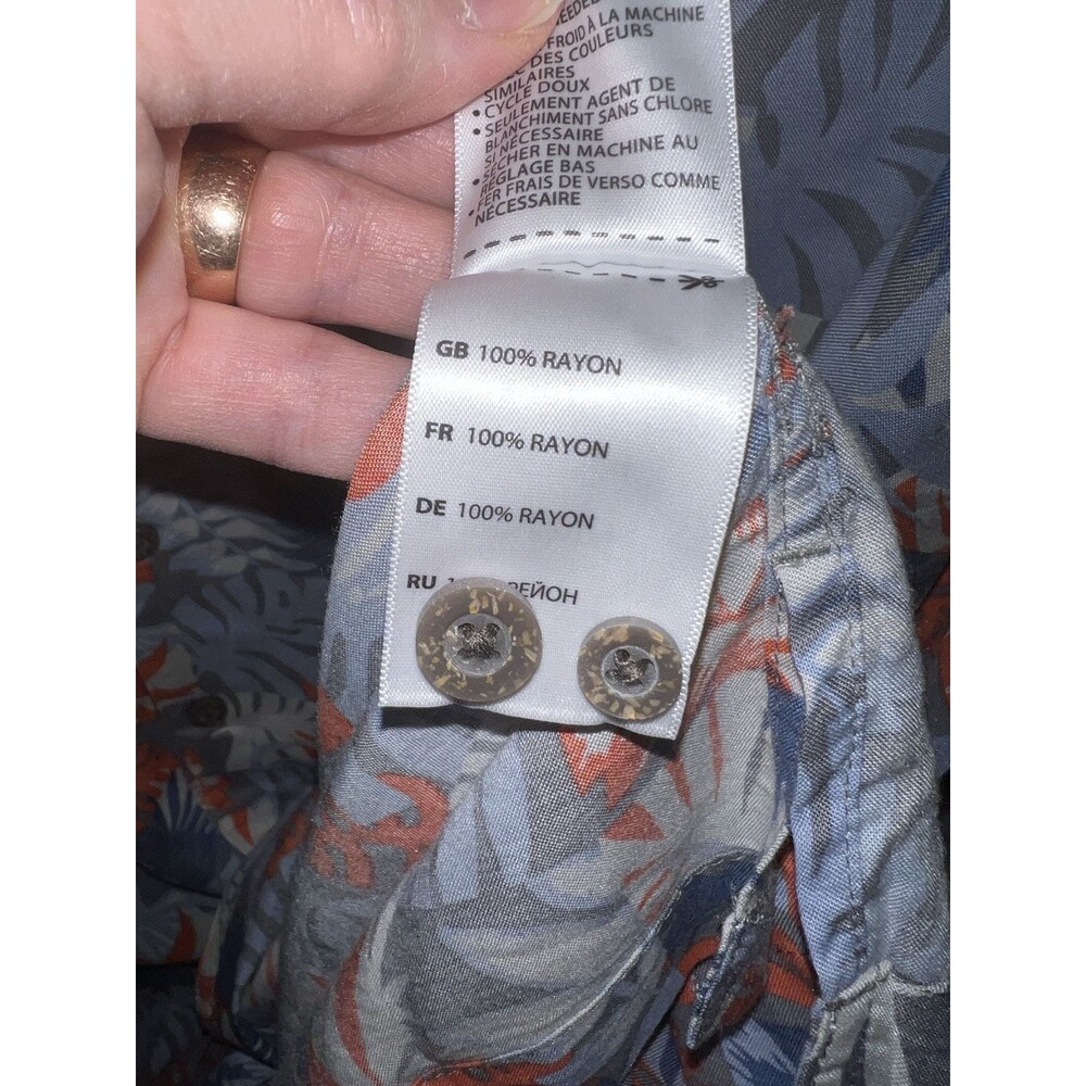 Island Passport Hawaiian Shirt Mens 3XLT Button Front Rayon Resort Vacation New - Picture 5 of 9